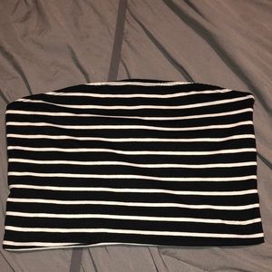 Striped tube top